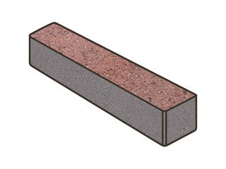 Тротуарная плитка Готика, Экопарковка Premiun Gold, 600x400x100 мм, цвет Голд 8