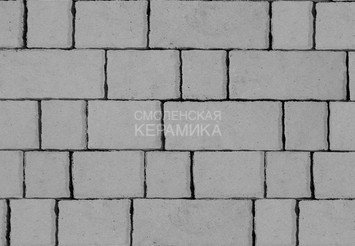 Тротуарная плитка STEINRUS Старый Город серый, 60 мм 1