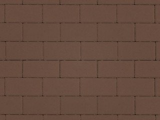 Тротуарная плитка STEINRUS Прямоугольник коричневый, 60 мм