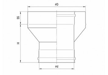 Адаптер стартовый (430/0,5 мм ) Ф80х160 2