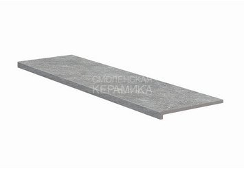 Ступень прямая противоскользящая Peldano recto 120, C3 Exagres Ardenas Gris 1