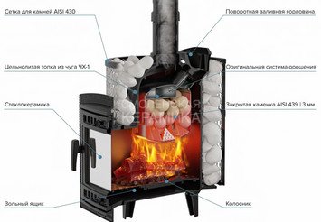 Печь банная 