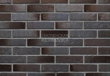 Кирпич керамический МАГМА Флеш Графит Сахара 1НФ 2