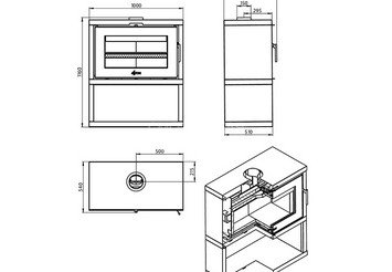 Печь-Камин ASTON 