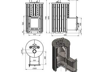 Печь для бани Эверест 
