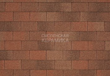 Гибкая черепица TEGOLA BUSINESS PLUS Rectangular Terracotta europeo 414 1