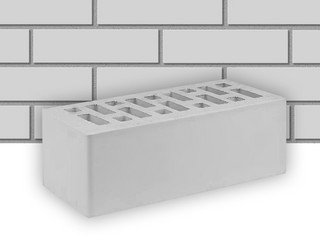 Кирпич облицовочный СТАРЫЙ ОСКОЛ Серый гладкий 1,4НФ