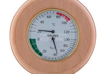 Термометр+гигрометр круг ТН-10А (ольха) 1