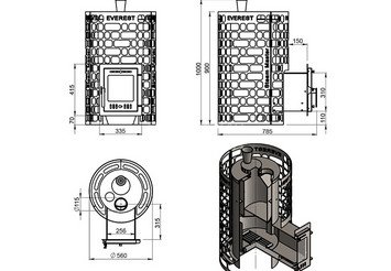 Печь для бани Эверест 