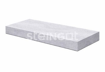 Крышка для блока заборного STEINGOT 500x200x50 мм, Серебристый камень (Stein Silver) 1