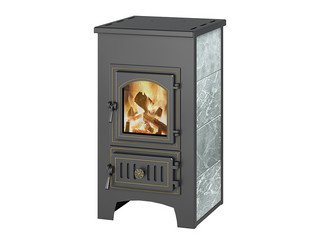 Печь-Камин ВЕЗУВИЙ ПК-01 (270) талькохлорит 9 кВт (150 м3) Ø 115 мм