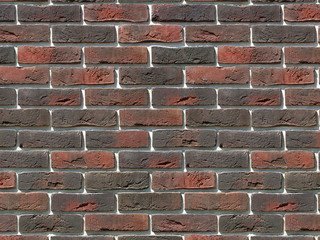 Декоративный камень 301-40 White Hills "Лондон брик" (London brick), темно-коричневый, плоскостной