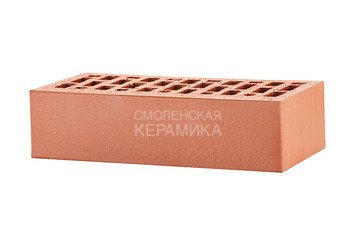 Кирпич лицевой керамический ЛСР Красный гладкий, 1НФ 7