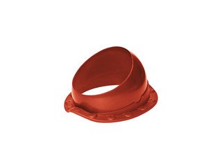 Основание вент. трубы для м/ч Base-VT WAVE 125/150 красный