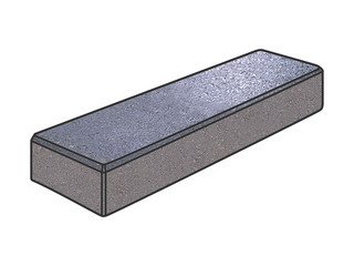 Гранитная тротуарная плитка Готика, Паркет Granite FINO, 300x100x80, Амфиболит