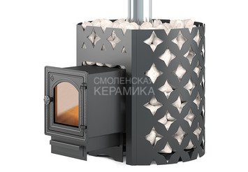 Чугунная печь для бани ЭТНА 24 (ДТ-4С) 1