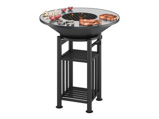 Fantastic Grill Везувий Ø 700 (чаша+подставка+плита+решетка+крышка)