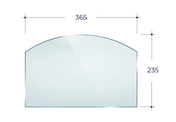 Дверка ВЕЗУВИЙ каминная 222 (Антрацит) 2