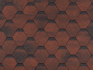 Гибкая черепица SHINGLAS "Технониколь" Финская Соната красный