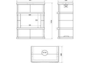 Камин ASTON 600 