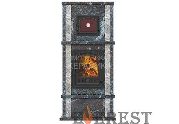 Печь-камин с духовкой EVEREST 