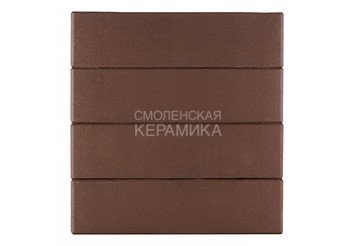 Кирпич лицевой керамический ЛСР Темно-коричневый гладкий, 1НФ 5