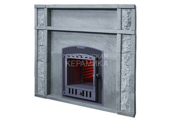 Портал для банной печи из камня Талькохлорит Premium 1
