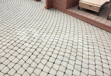 Тротуарная плитка BRAER Классико круговая, Белый 7