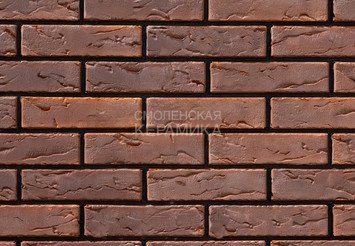 Кирпич лицевой Воротынский КЗ, Кортен Бостон Рваная фаска 1НФ 1