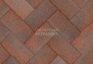 Клинкер тротуарный ЛСР ангобированный «ЖЕНЕВА» Серебро Классик 1