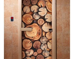 Дверь бан. DW (с фотопечатью) 1900*700 кор. ольха А044 левая