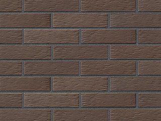 Кирпич облицовочный керамический ЖКЗ Темно-коричневый Бархан 1НФ