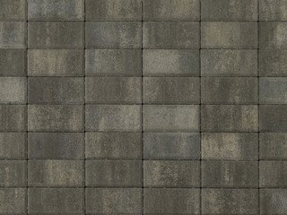 Тротуарная плитка BRAER Прямоугольник Color Mix Туман, 60 мм
