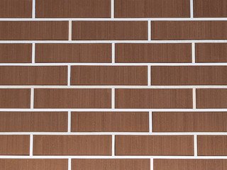 Кирпич облицовочный КЕРМА 1НФ, Терракот бархат, утолщенная стенка