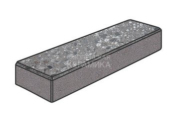 Гранитная тротуарная плитка Готика, Паркет Granite FINO, 300x100x80, Галенит 1