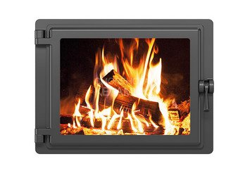 Дверка ЭТНА каминная Панорама (Левая) 1