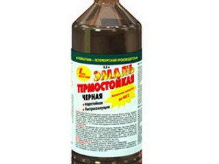 Эмаль термостойкая черная, Новбытхим, 0,5кг (16277)