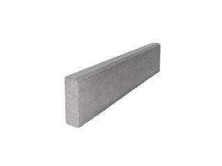Бордюр садовый STEINRUS БР 100.20.8R, серый