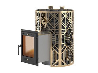 Печь для бани Эверест "Steam Master" GALAXY 30 INOX (320М) GOLD