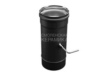 Шибер (430/0,8 мм / эмаль /600° черная) Ф115 BLACKSIDE 1