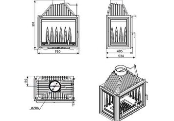 Каминная топка EVEREST A16 L 5