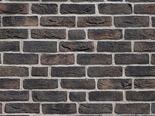 Фасадная плитка ручной формовки Real Brick «Europe» черный магнезит