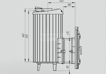Печь банная 