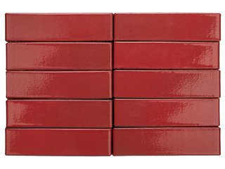 Кирпич керамический глазурованный RECKE GLANZ 0,7НФ арт. 4-48-00-0-00 красный