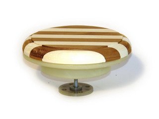 Клапан тарельчатый D 100 Зебра комбинированная древесина, без гравировки