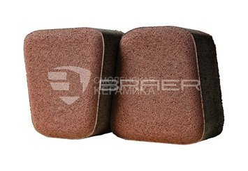 Тротуарная плитка BRAER Классико круговая, Винный 4