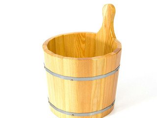 Ушат BentWood лиственница натуральное, 7л.