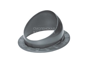 Основание вент. трубы для фальц. и готовой гиб.чер. Base-VT SEAM 125/150 серый 1