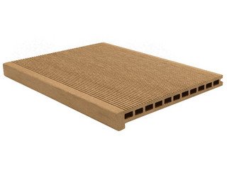 Ступень террасная композитная CM Stair New, 3000x305x25мм, Teak (Тик)