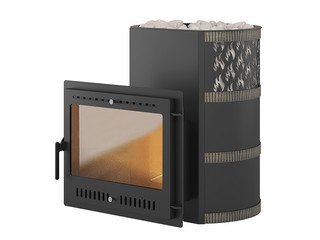 Печь банная Везувий Лава 22 Панорама